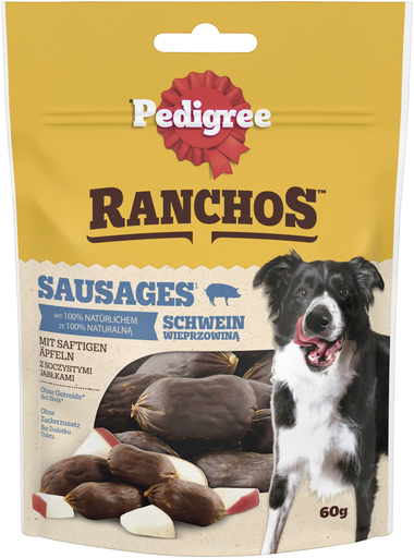 [4008429172922] PEDIGREE Ranchos Sausages Petiscos de salsicha para cão 60 g