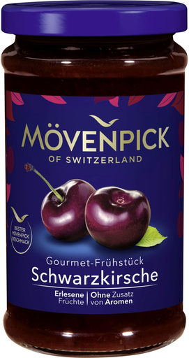 [4011800212018] SCHWARTAU MÖVENPICK Mermelada Baseler Schwarzkirsche 250 g