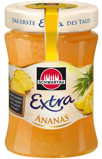 [4011800800215] SCHWARTAU EXTRA Mermelada de Piña 340 g