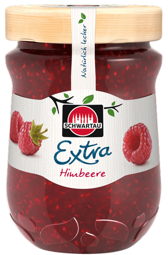 [4011800800819] SCHWARTAU EXTRA Raspberry Jam 340 g