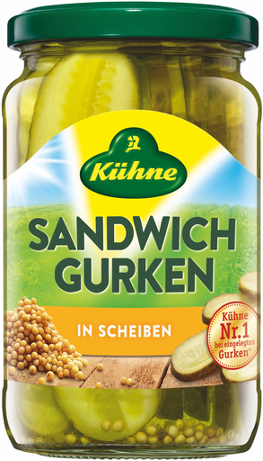 [4012200401057] KÜHNE Sandwich Gurken 370 ml