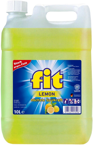 [4013162013296] FIT SPÜLMITTEL Lavavajillas Lemon 10000 ml