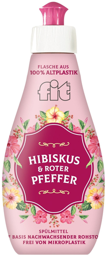 [4013162023929] FIT SPÜLMITTEL Detergente Loiça Hibiskus & Roter Pfeffer 400 ml