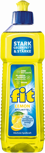 [4013162028870] FIT SPÜLMITTEL Detergente Loiça Lemon 24 x 500 ml