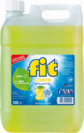 [4013162029242] FIT SPÜLMITTEL Detergente Loiça Lemon 10000 ml