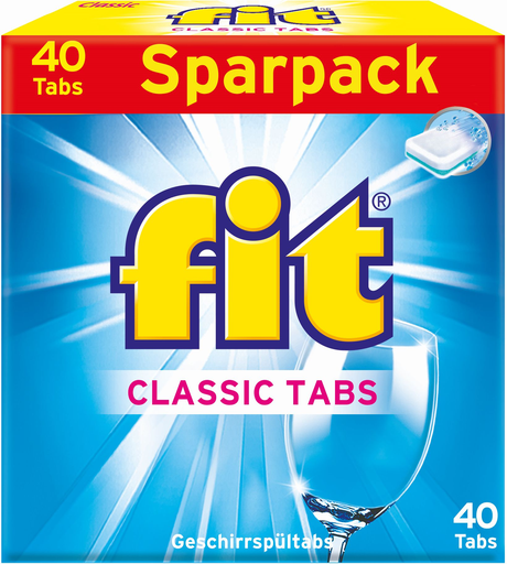 [4013162035540] FIT Classic Dishwasher Tablets 40