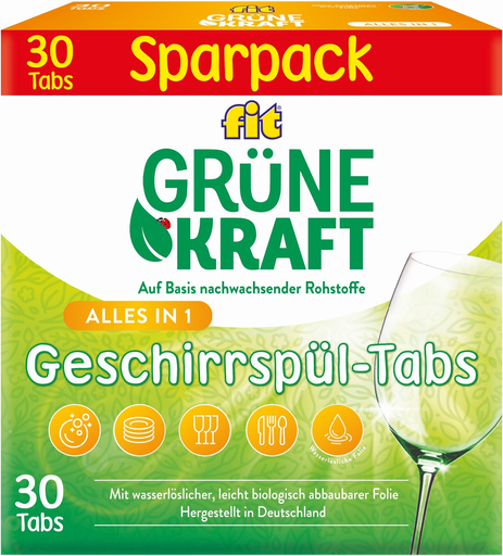 [4013162035625] FIT GRÜNE Kraft Tabs Alles-In-1 30 tablettes