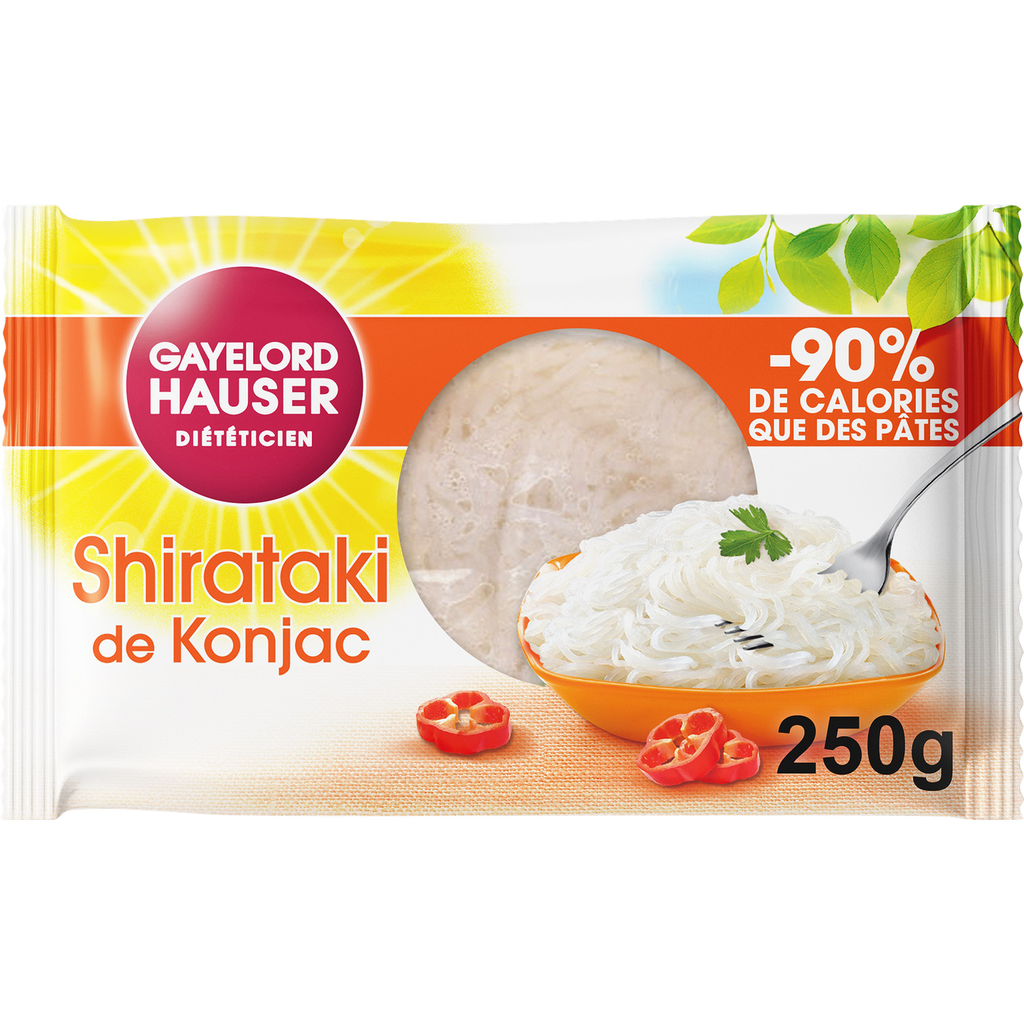 GAYELORD HAUSER Shirataki de konjac sin aclarado 160 g