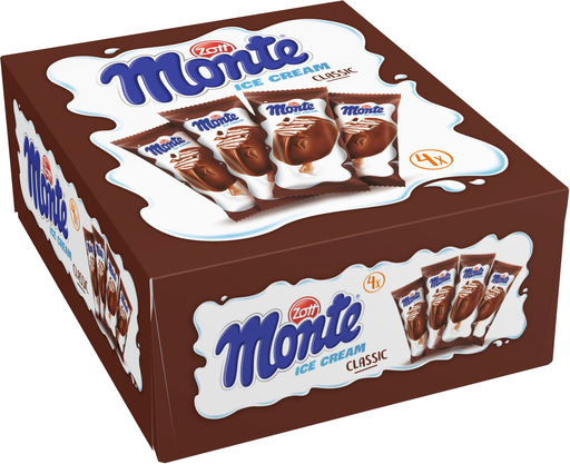 [4014500519814] ZOTT ICE Crème Glacée Monte Eis Stick Multipack 4 x 85 ml