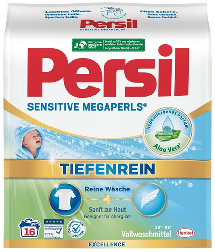 [4015200035178] PERSIL Megaperls Sensitive 16 washes 1.04 kg