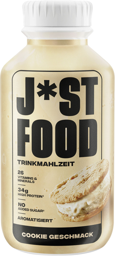 [4025500295059] JUST FOOD Trinkmahlzeit Bebida sustitutiva de comida Cookies & Cream 500 ml