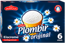PLOMBIR EISCREME Vanilla Flavored Ice Cream in Wafer Cup 6 x 120 ml