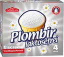 PLOMBIR EISCREME Glace sans lactose 4 x 130 ml