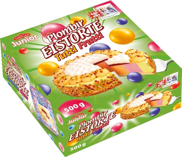 PLOMBIR Tutti Frutti Gâteau glacé 1000 ml