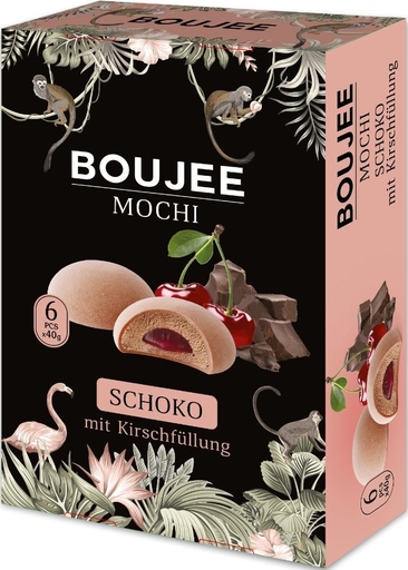 [4032549035782] BOUJEE MOCHI Chocolate and Cherry Filling Mochi 240 g