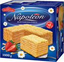DOVGAN Napoleon Puff pastry cake with cream 1000 g