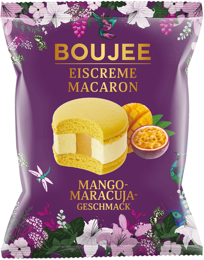 [4032549040434] BOUJEE MACARON Mango-Passion Fruit Flavor Macarons 60 g