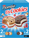 PLOMBIR Doppelkeks Mix Vanille-Schoko 4 x 80 g