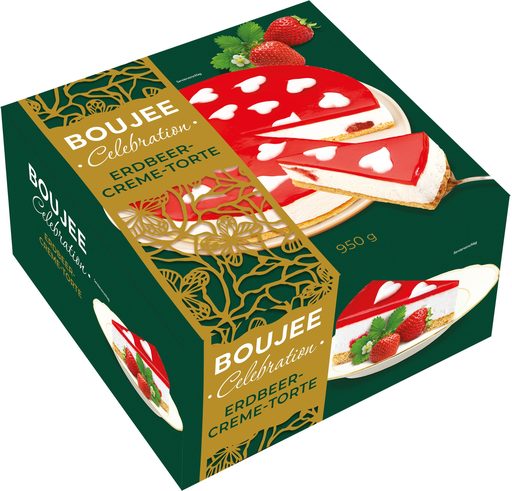 [4032549045576] BOUJEE Celebration Strawberry & Cream Cake 950 g
