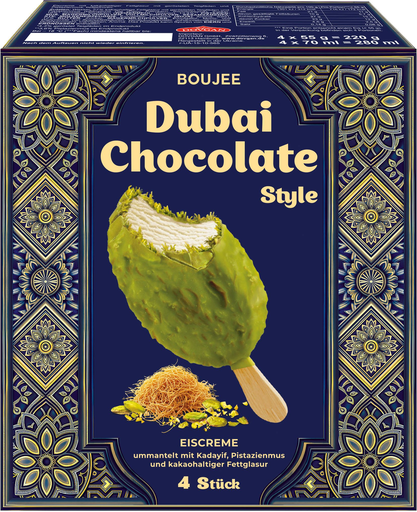[4032549048645] BOUJEE DUBAI Chocolate Style Ice Cream 280 ml
