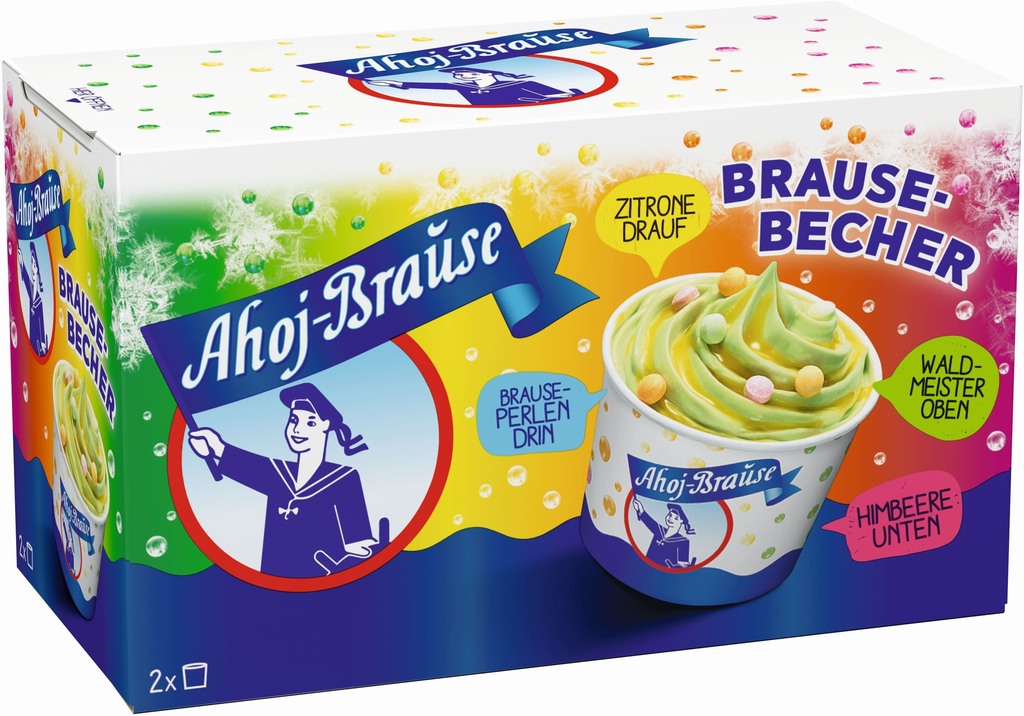 AHOJ-BRAUSE Becher Raspberry-Woodruff 2 x 140 ml