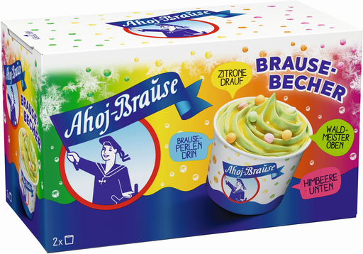 [4081800118771] AHOJ-BRAUSE Becher Raspberry-Woodruff 2 x 140 ml
