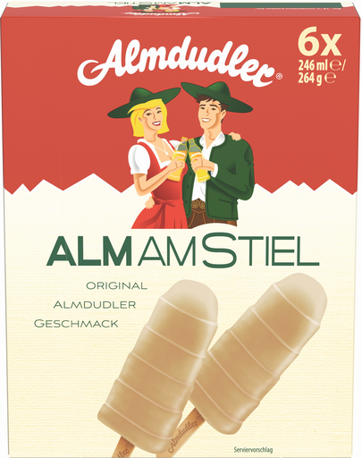 [4081800120057] ALMDUDLER Glace à l'eau aux herbes 12 x 41 ml