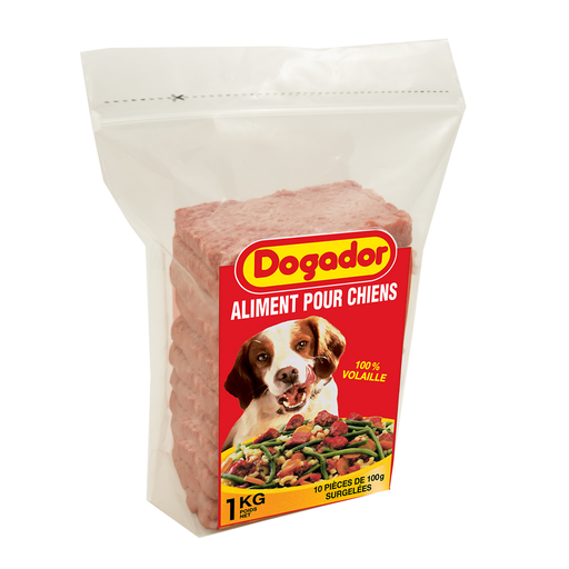 [3230890009099] DOGADOR Viande de volaille pour chien 1 kg