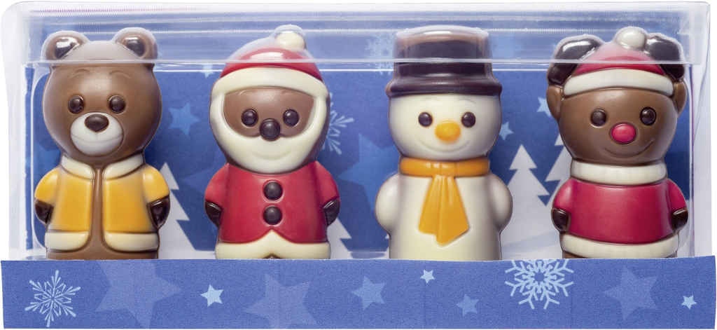ARGENTA CHRISTMAS Caixa de mini figuras de chocolate 40 g