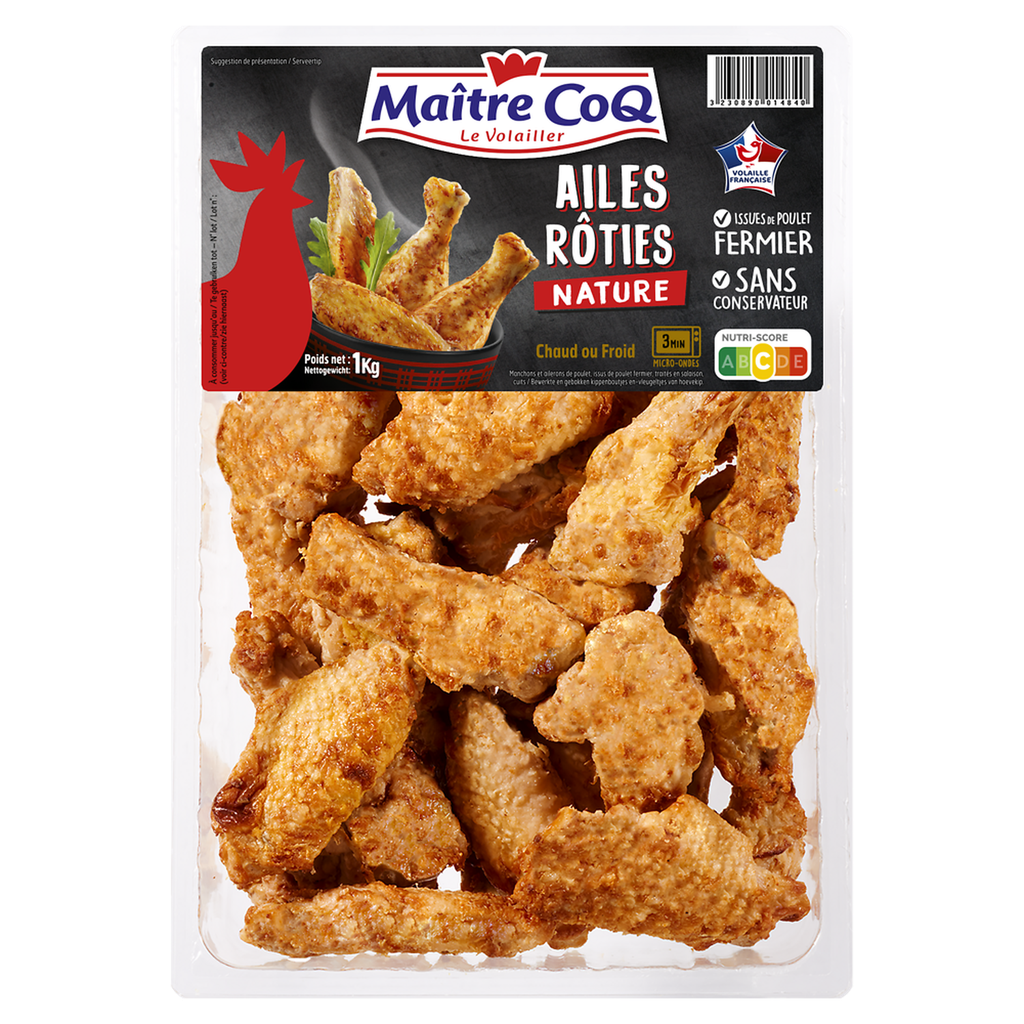 MAITRE COQ Roasted Chicken Wings Plain 1 kg