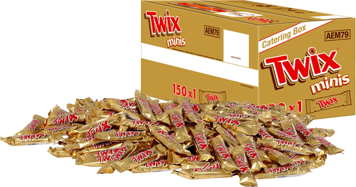 [5000159405782] TWIX Chocolate Bars Minis 150 x 20 g