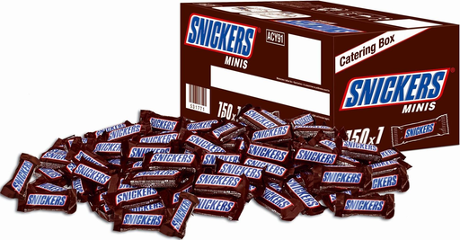 [5000159405799] SNICKERS Barre chocolatée Minis 150 x 18 g