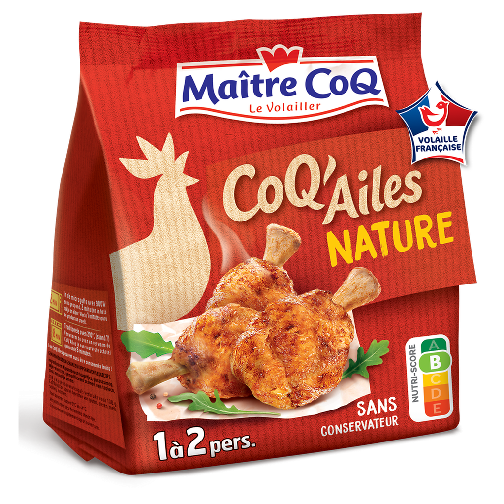 MAITRE COQ Coq'Ailes Nature 250 g