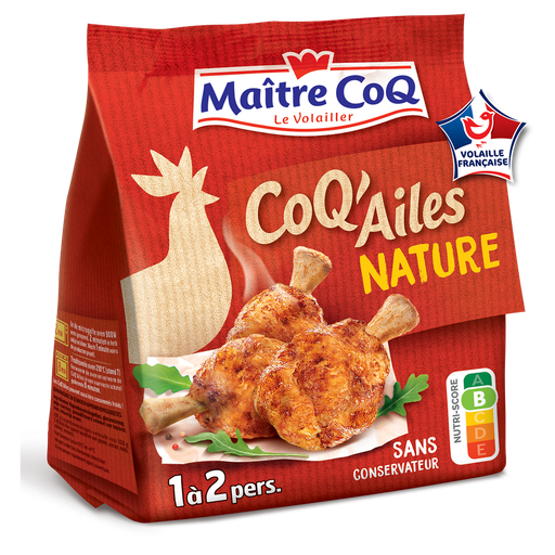 [3230890016752] MAITRE COQ Coq'Ailes Nature 250 g
