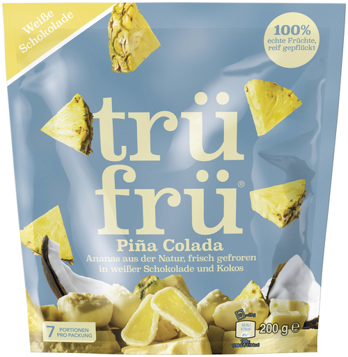 [5000159600941] TRU FRU Frozen pineapple coated in white chocolate and coconut 200 g