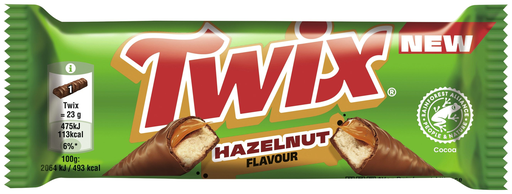 [5000159608794] TWIX Haselnuss Barra de chocolate com avelãs 46 g