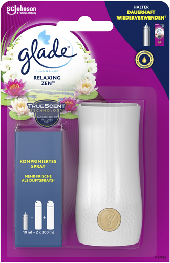 [5000204076264] GLADE Touch & Fresh Minispray Holder Relaxing Zen 10 ml