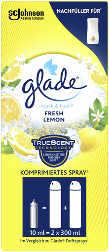 [5000204078473] GLADE Touch & Fresh Minispray Refill Fresh Lemon 10 ml