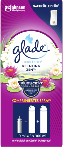 [5000204078565] GLADE Touch & Fresh Minispray Recharges Relaxing Zen 10 ml