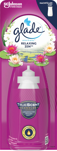 [5000204598711] GLADE Sense & Spray Recambio Relaxing Zen 18 ml