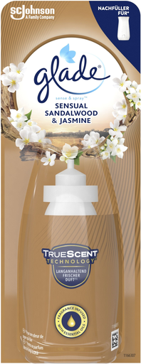[5000204628340] GLADE Sense & Spray Recharge Sensual Sandalwood & Jasmine 18 ml