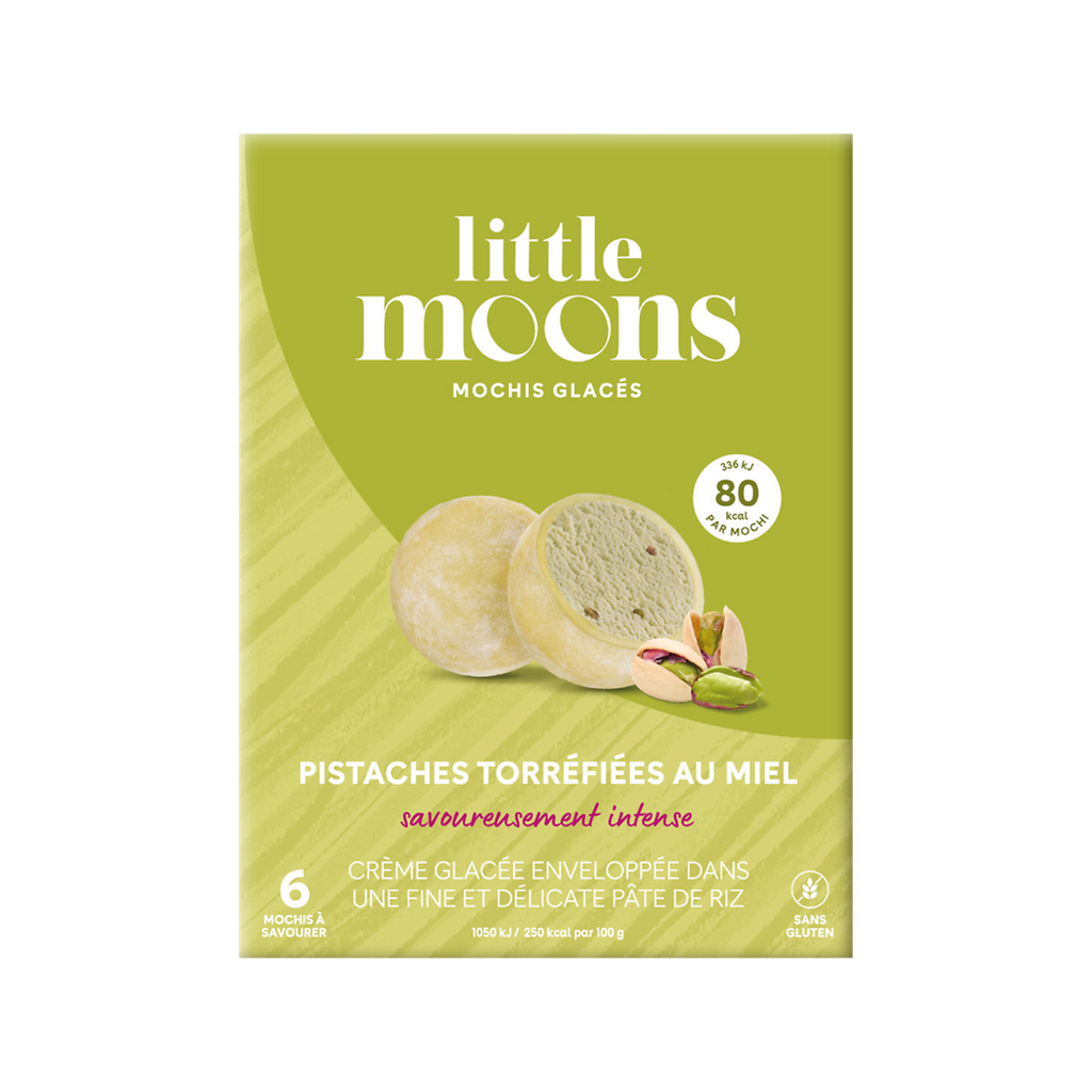 LITTLE MOONS Mochis Helados Pistacho Tostado con Miel 192 g