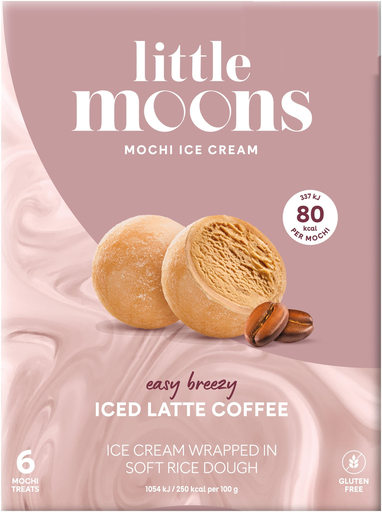 [5027324003291] MOCHI LITTLE MOONS Iced Latte 6 x 32 g