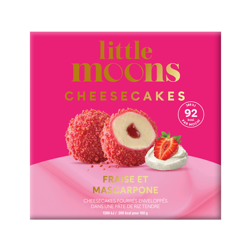 [5027324003833] LITTLE MOONS Mochi Cheesecake Morango & Mascarpone 120 g