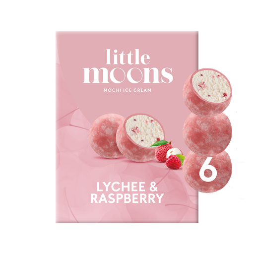 [5027324003871] LITTLE MOONS Mochi Lichi Frambuesa 192 g