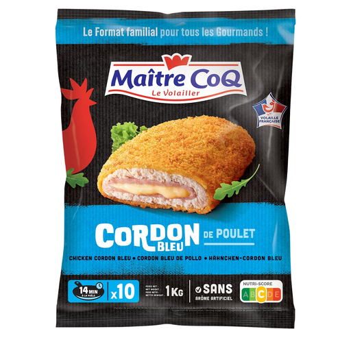 [3230890033131] MAITRE COQ Cordon bleu de poulet 10