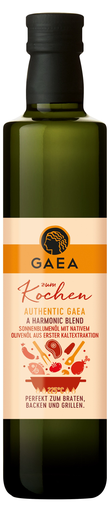 [5201671804910] GAEA Huile de cuisson tournesol et olive 500ml