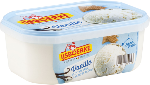 [5412121000213] IJSBOERKE Glace Vanille 1000 ml