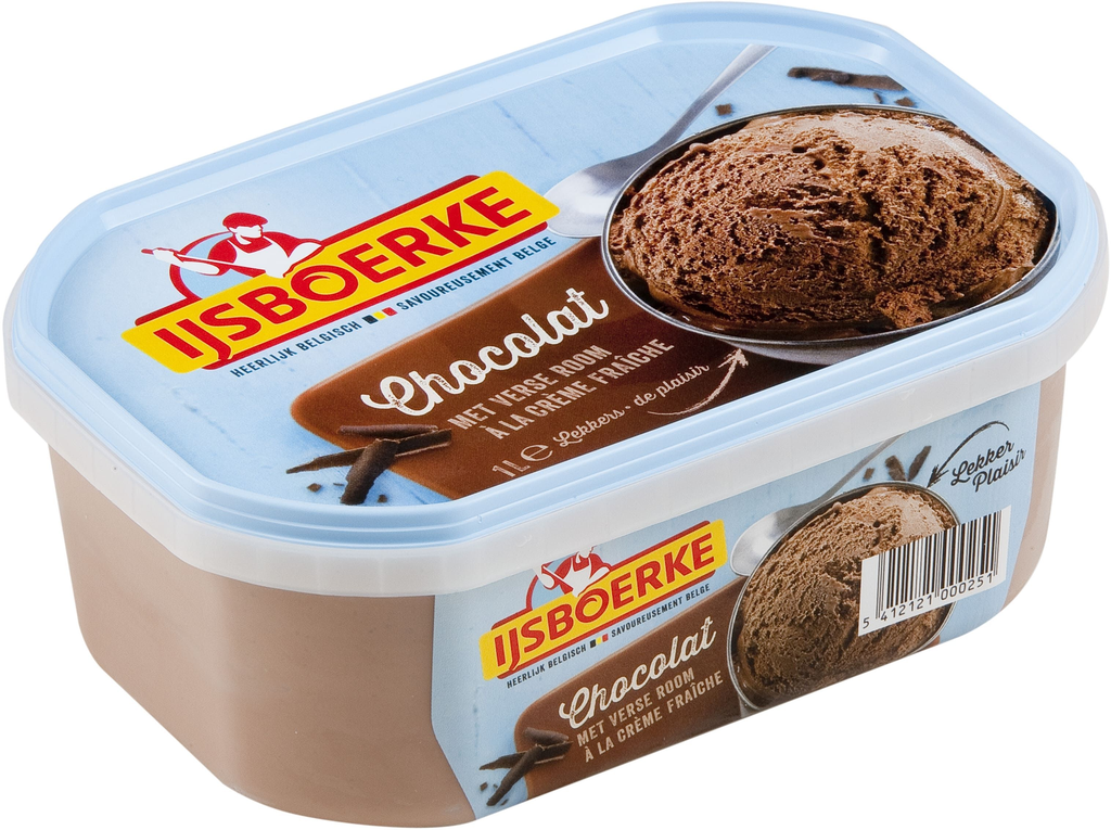 IJSBOERKE Gelado de Chocolate 1000 ml