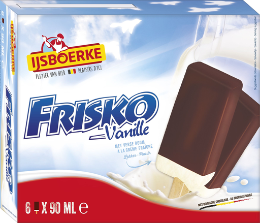 [5412121049984] IJSBOERKE Gelado Frisko Baunilha 6 x 90 ml